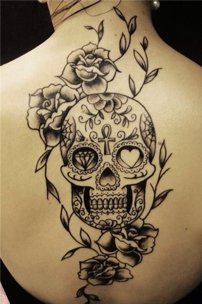 Day if the Dead skull!!!!!! Skull tattoo design, Latest tatt