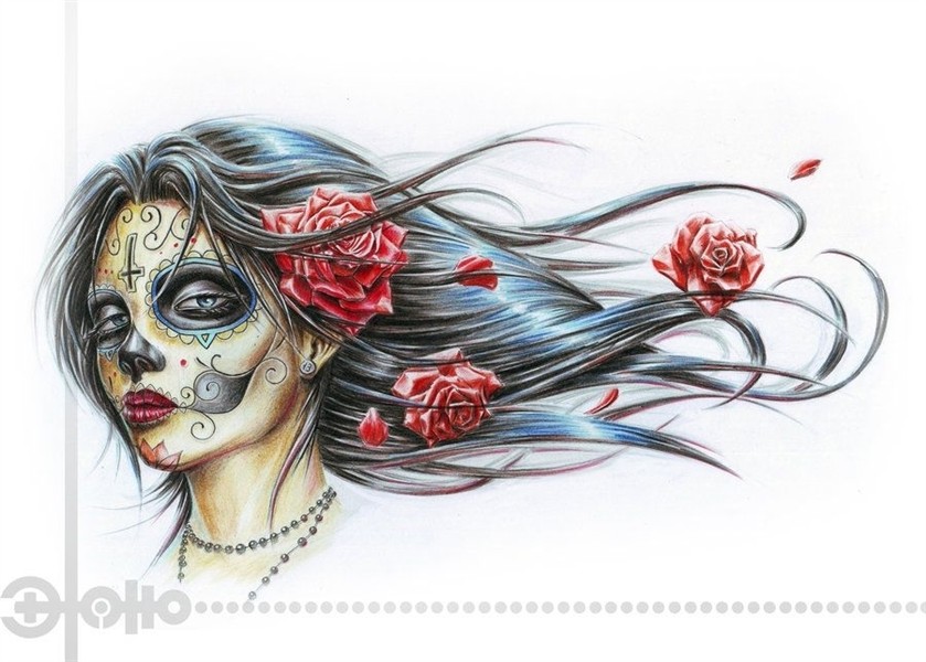 Day of the Dead Tattoo Designs GALLERY FUNNY GAME: Day of th