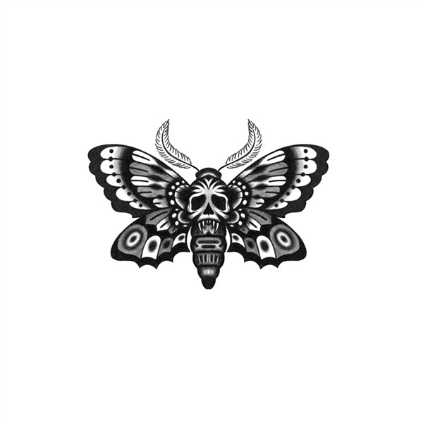 Death Moth Tattoo - Realistic Temporary Tattoos Tattoo Icon