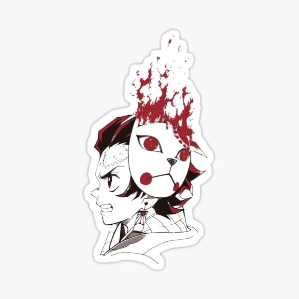Demon Slayer Fan Art Stickers Redbubble