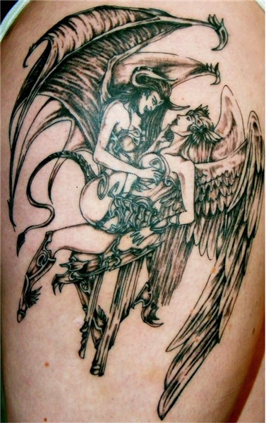 Demonic angel Tattoos