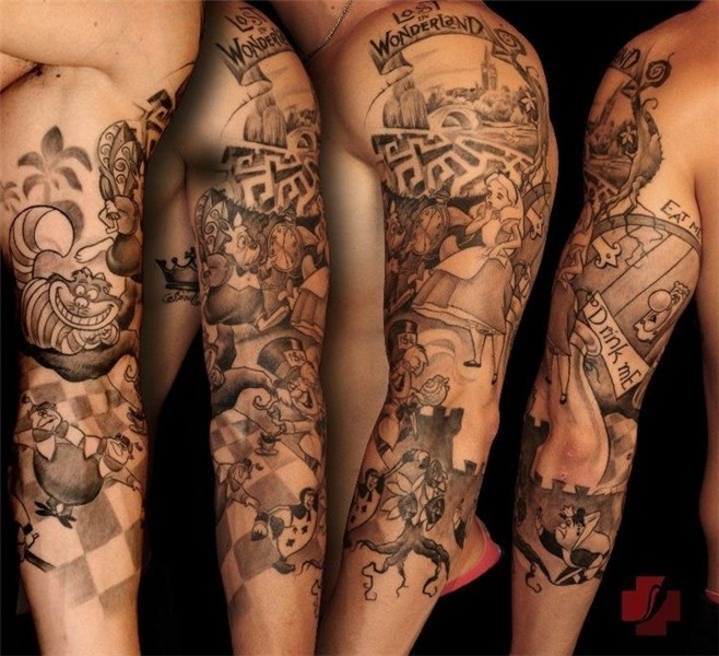 Dermagrafics Tattoos - Home Wonderland tattoo, Alice in wond