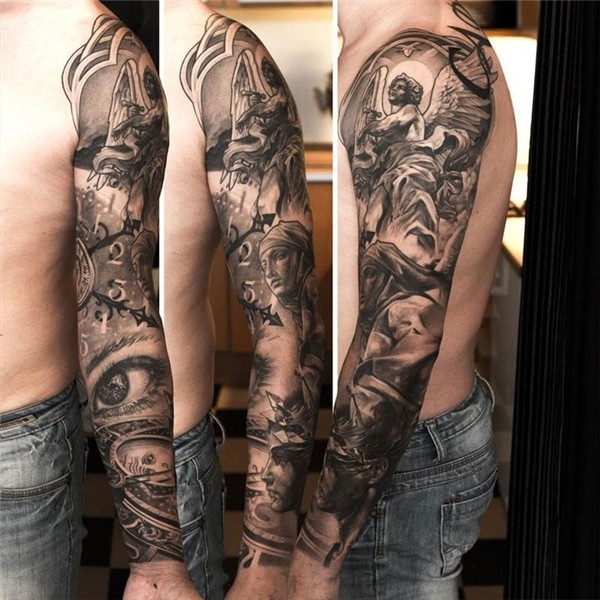 De waanzinnig gedetailleerde sleeve tattoo's van Niki Norber