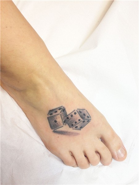 Dice Tattoo For Foot Photo - 3 2017: Real Photo, Pictures, I