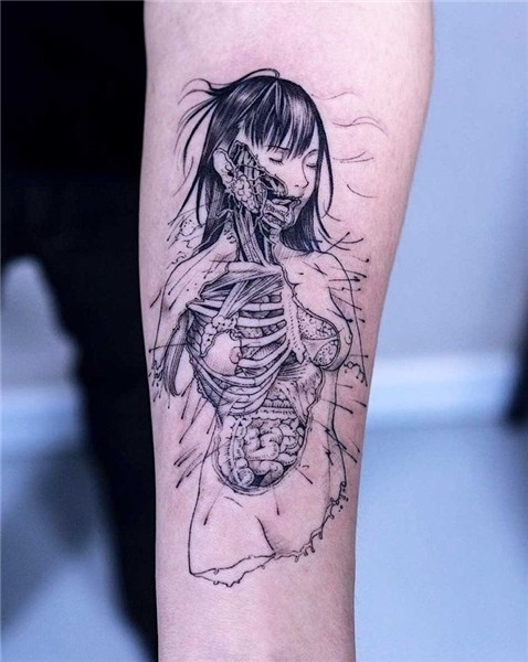 Die morbiden Tattoos von Oozy - detailverliebt.de Horror tat
