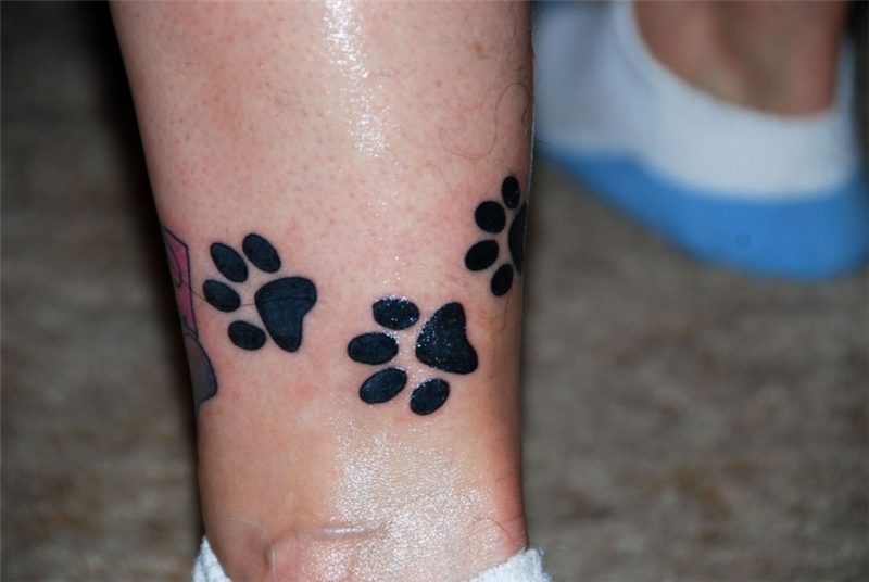 Dog Paw Print With Heart Tattoo Cool Tattoos - Bonbaden