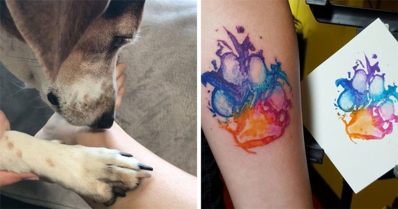 Dog Paw Prints Make The Most Pawesome Tattoos Ever, And Here