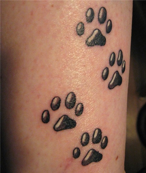 Dog Paws Prints Tattoo - ShePlanet