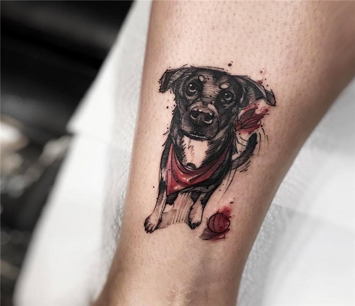 Dog tattoo by Felipe Rodrigues Photo 26465
