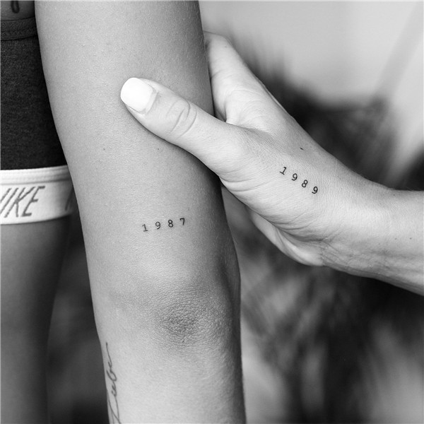 Dominik theWHO Tattoo sisters dates Date tattoos, Tattoos, M