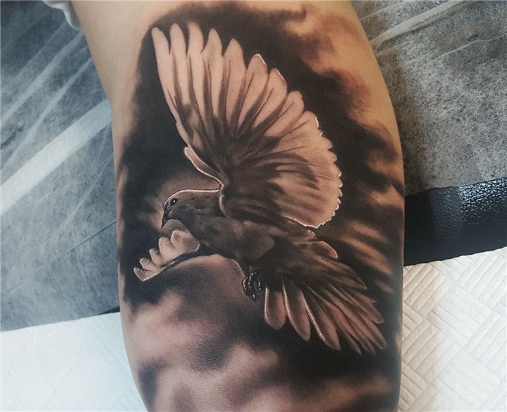 Dove tattoo by Emil. Limited Availability at newtestamenttat
