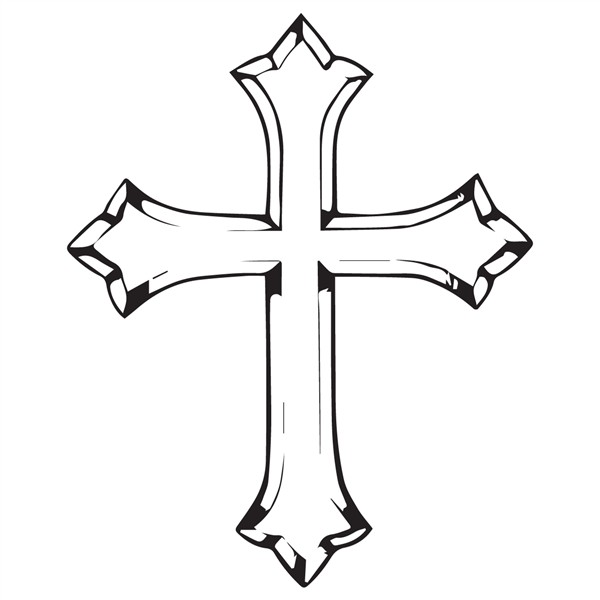 Download Free png Tattoo Christian cross Drawing Latinsk kor