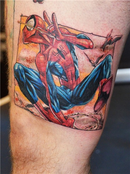 Do y'all like these Superhero/villain tattoos? Spiderman tat