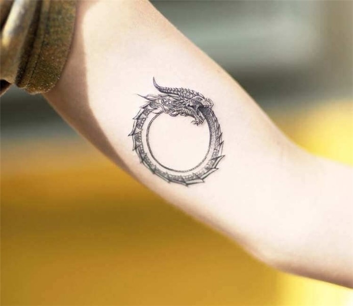 Dragon Ouroboros tattoo by Alessandro Capozzi Post 22720 Our