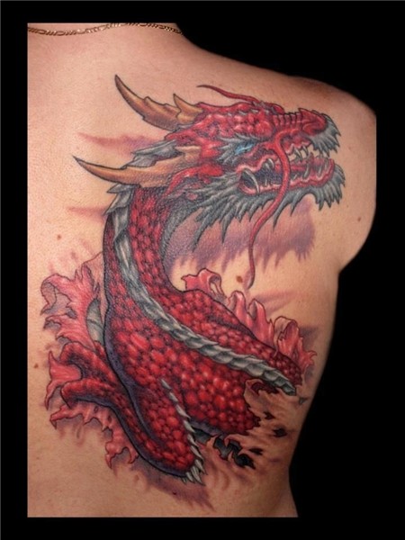 Dragon Red dragon tattoo, Dragon tattoos for men, Tattoos