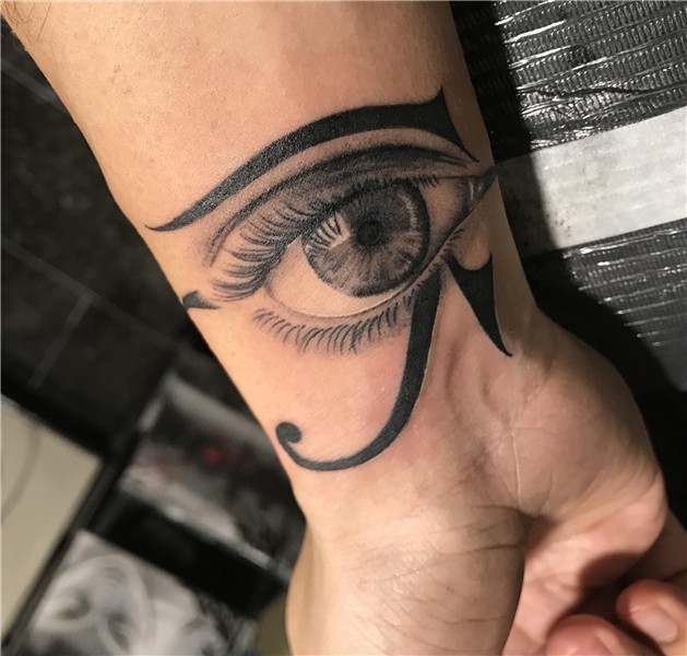 Eye of Horus by Timo at Gentle Ink in Amsterdam (i.redd.it)