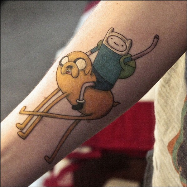 FYeahTattoos.com Adventure time tattoo, Cool forearm tattoos