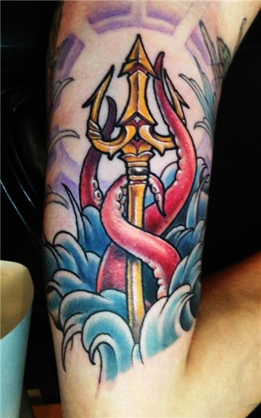 FYeahTattoos.com Trident tattoo, Nautical tattoo, Baby tatto