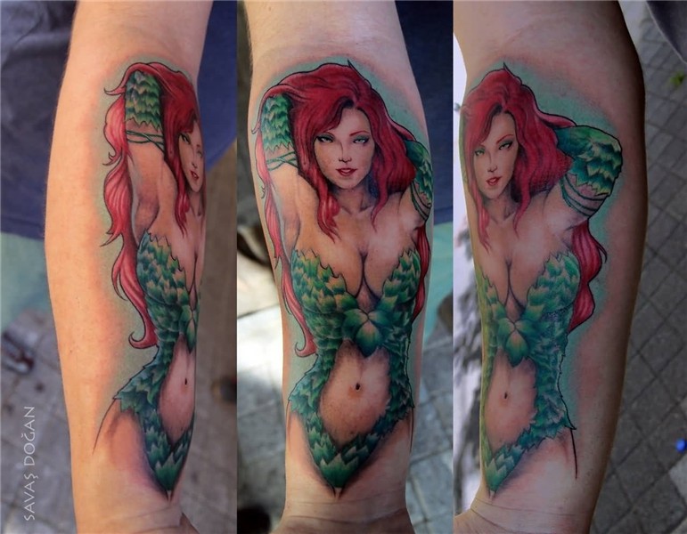 Fabulous Super Hot Ivy Tattoo On Arm