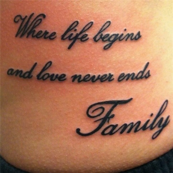 Family 3 Family quotes tattoos, Celtic tattoo family, Quote