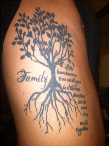 Family Tree tattoo Family tattoos, Family tree tattoo, Tree