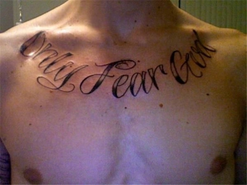 Fear God Tattoo Designs No fear tattoo quotes. quotesgram Co