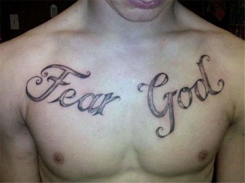Fear God Tattoo tats Fear tattoo, God tattoos, Tattoos