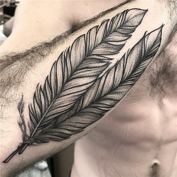 Feather tattoo by Sasha Masiuk Feather tattoos, Feather tatt