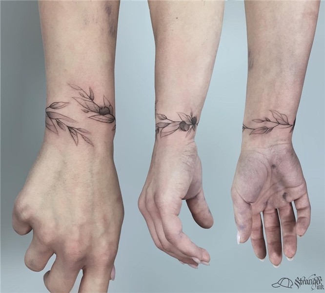 Feminine Armband Leaf Tattoo - Tattoo Designs for Women