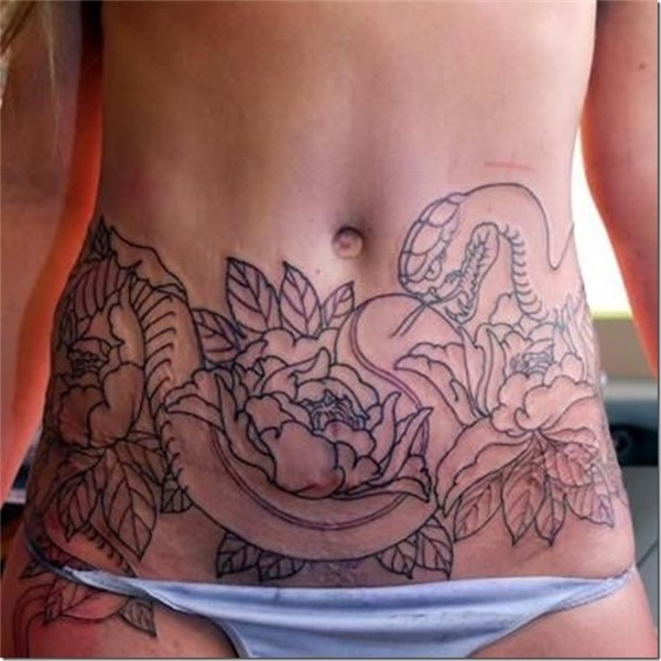 Feminine Tummy Tattoos For Ladies - Nexttattoos