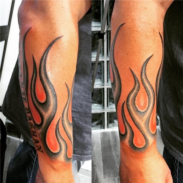 Flame tattoos, Fire tattoo, Glow tattoo