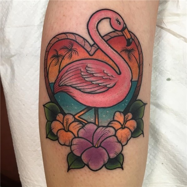 Flamingo Tattoo By Melanie Milne Flamingo tattoo, Tropical t