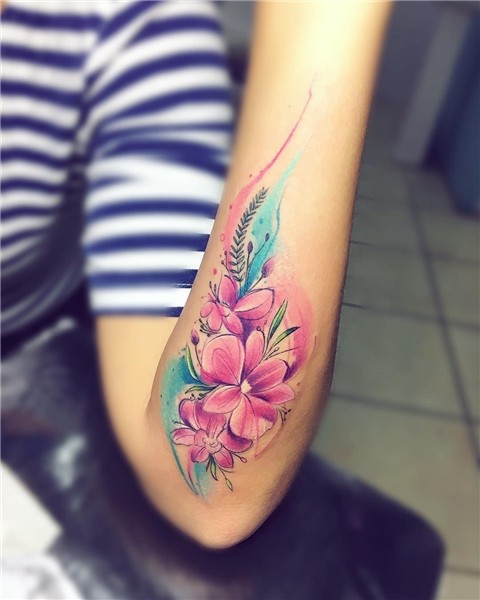 Flowers tattoo by Adrian Bascur Sleeve tattoos for women, Sl