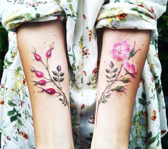 Flowers tattoo by Pissaro Tattoo Photo 15435