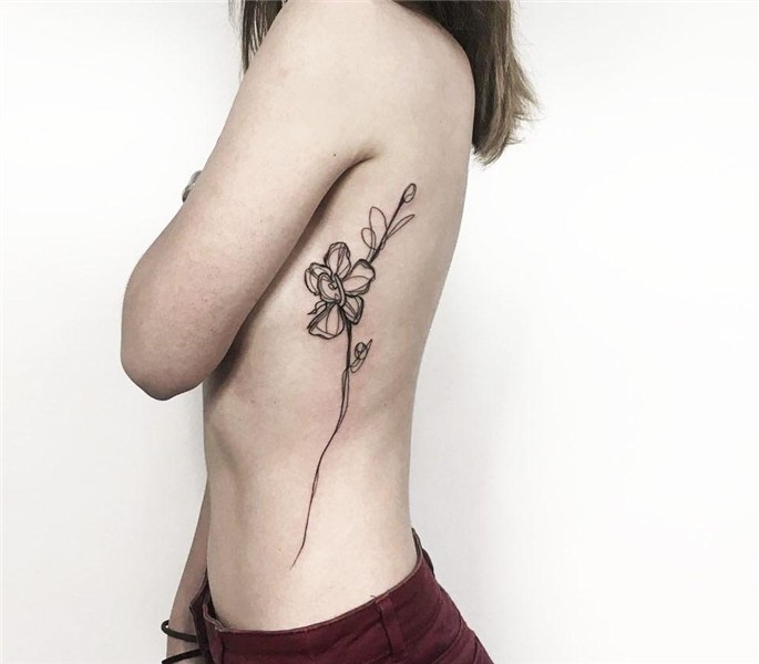 Flower tattoo by Elena Fortuna Photo 20767
