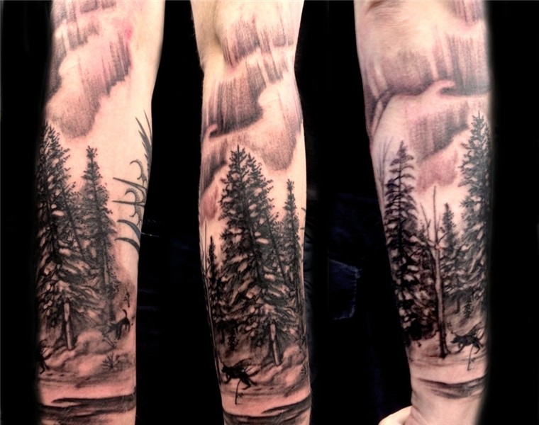 Forest Sleeve Tattoo Designs, Ideas and Meaning Tattoos For