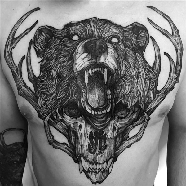 Fredão Oliveira Bear tattoos, Bear tattoo designs, Body art