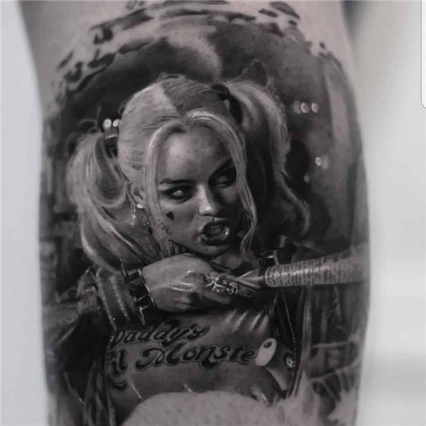 Free 89 Harley Quinn Tattoo Designs to Light Up Your Life -