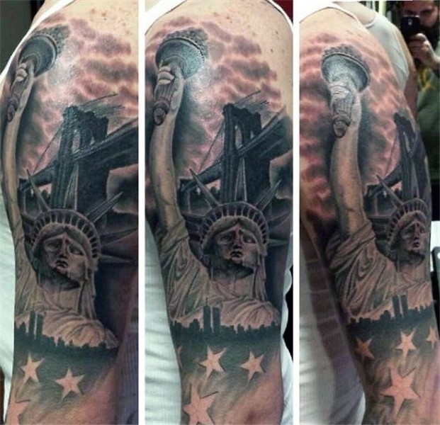 Freedom Tattoos For Men 70 statue of liberty tattoo designs