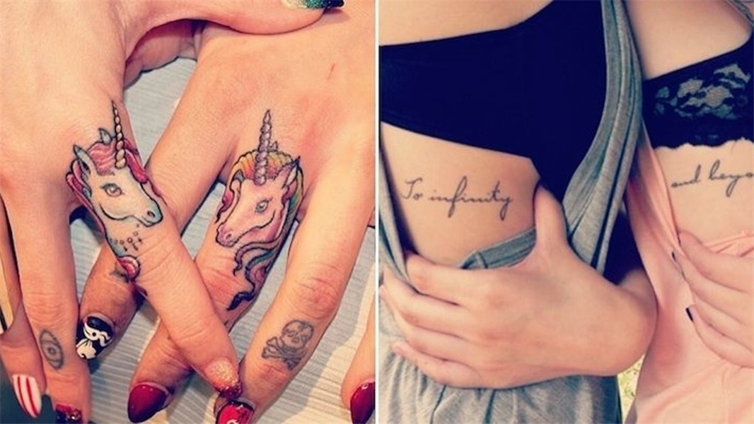 Friendship Friends Forever Tattoo Designs - Simple and Small