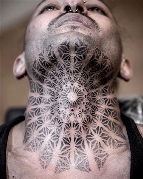 Full Throat Tattoo Design Throat tattoo, Neck tattoo for guy
