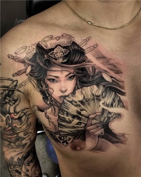 Geisha Tattoo Chest * Arm Tattoo Sites