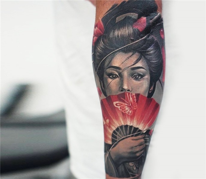 Geisha tattoo by Ata Ink Photo 29080