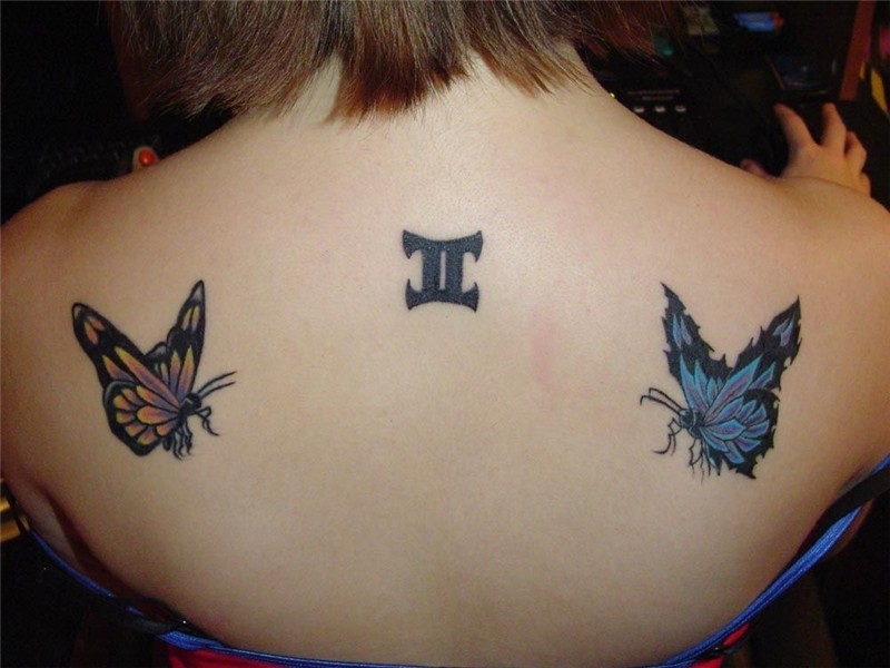 Gemini Butterflies Gemini tattoo, Gemini tattoo designs, Coo