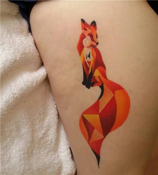 Geometric Fox by Mario Gregor - Wellington, NZ - Imgur Fox t