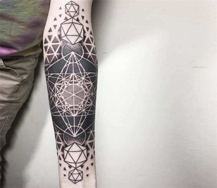 Geometrical tattoo by Brian Geckle Post 23761 Geometric slee