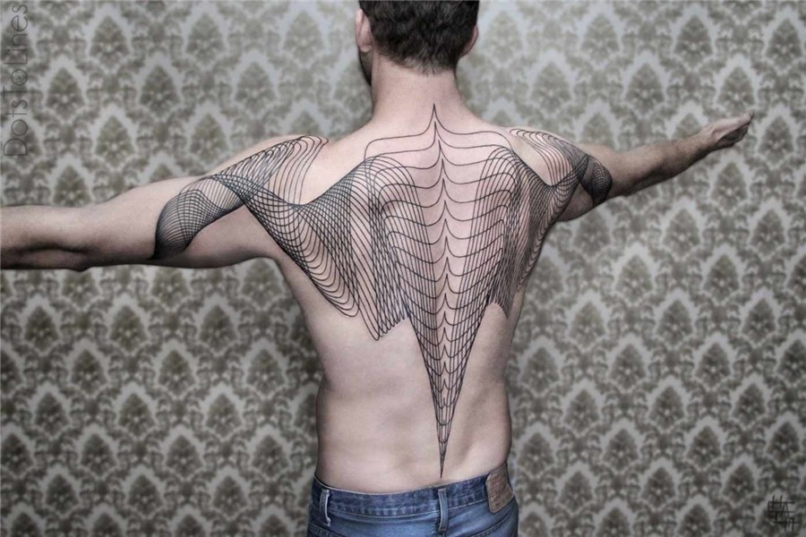 Geometric line tattoo, Pattern tattoo, Line tattoos