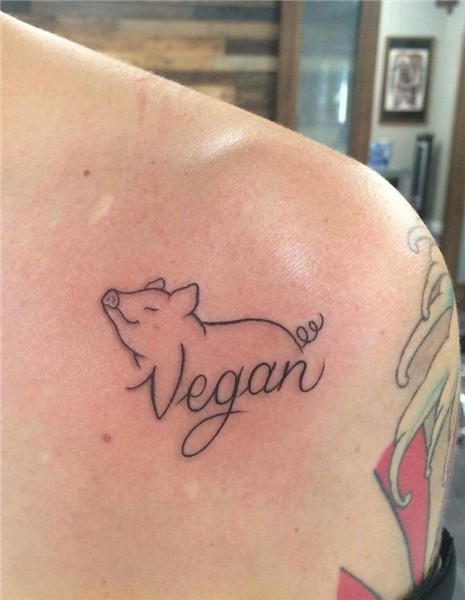 Girlfriends new tattoo Vegan tattoo, Vegetarian tattoo, New