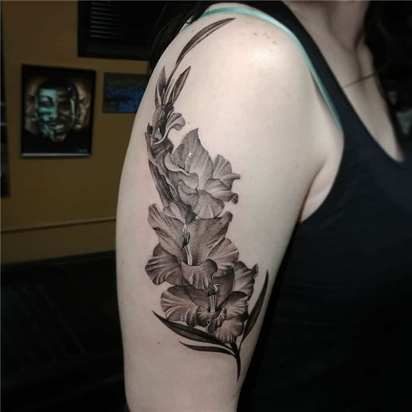 Gladiolus tattoo - Tattoo Designs for Women