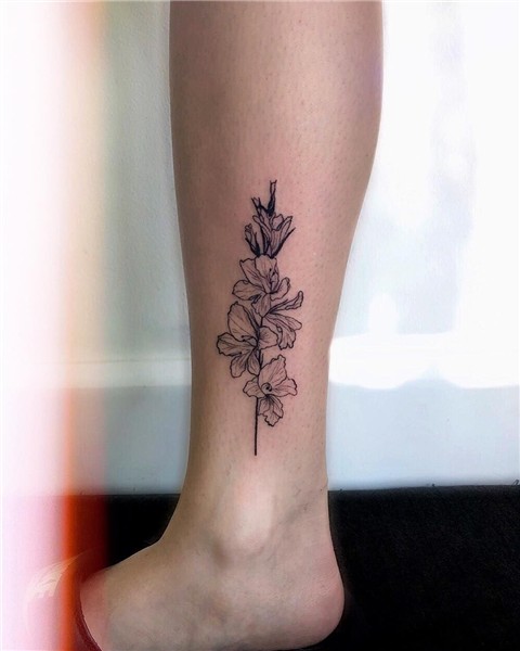 Gladiolus tattoo for Josie ! * * * #mississauga #toronto #oa